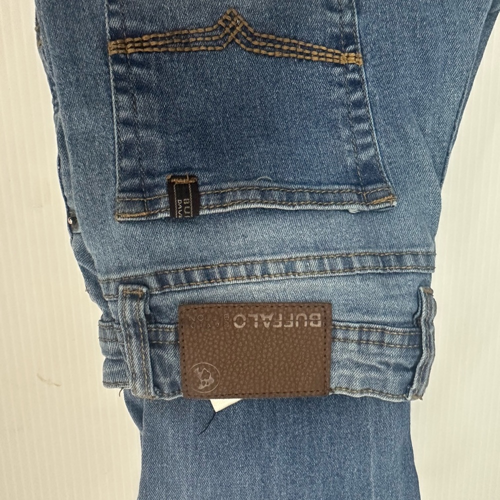 Buffalo David Bitton Blue Ankle Cropped‎ Jeans